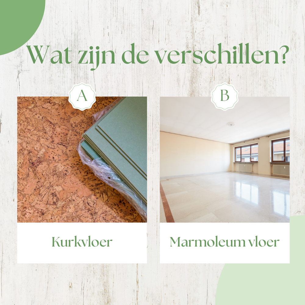 Kurkvloermarmoleum