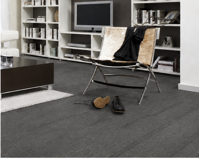Amorim Plak kurkvloer - Linn Grafite - 60 x 30 cm - 4 mm dik - per m2
