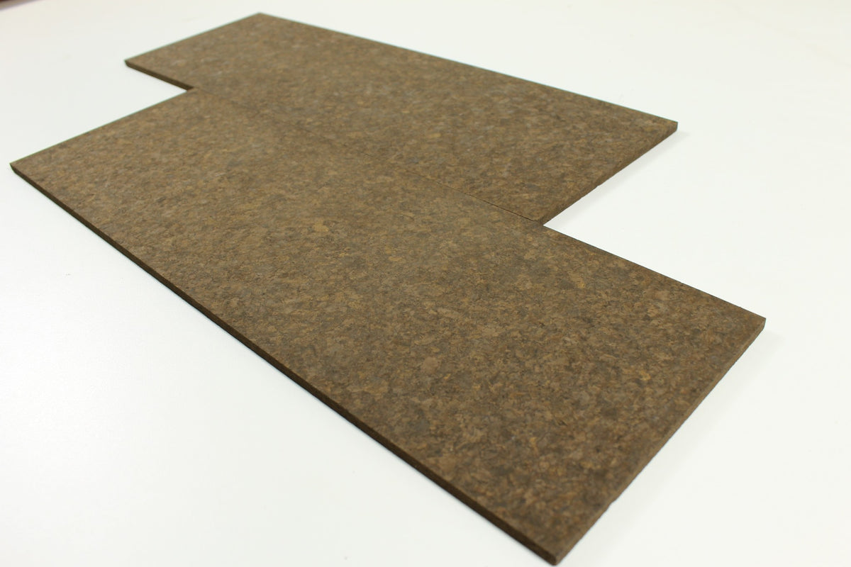 Amorim Plak kurkvloer - Rustic Brown - 45 x 15 cm - 6 mm - per m²
