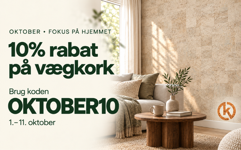 Oktober – tilbud til hjemmet