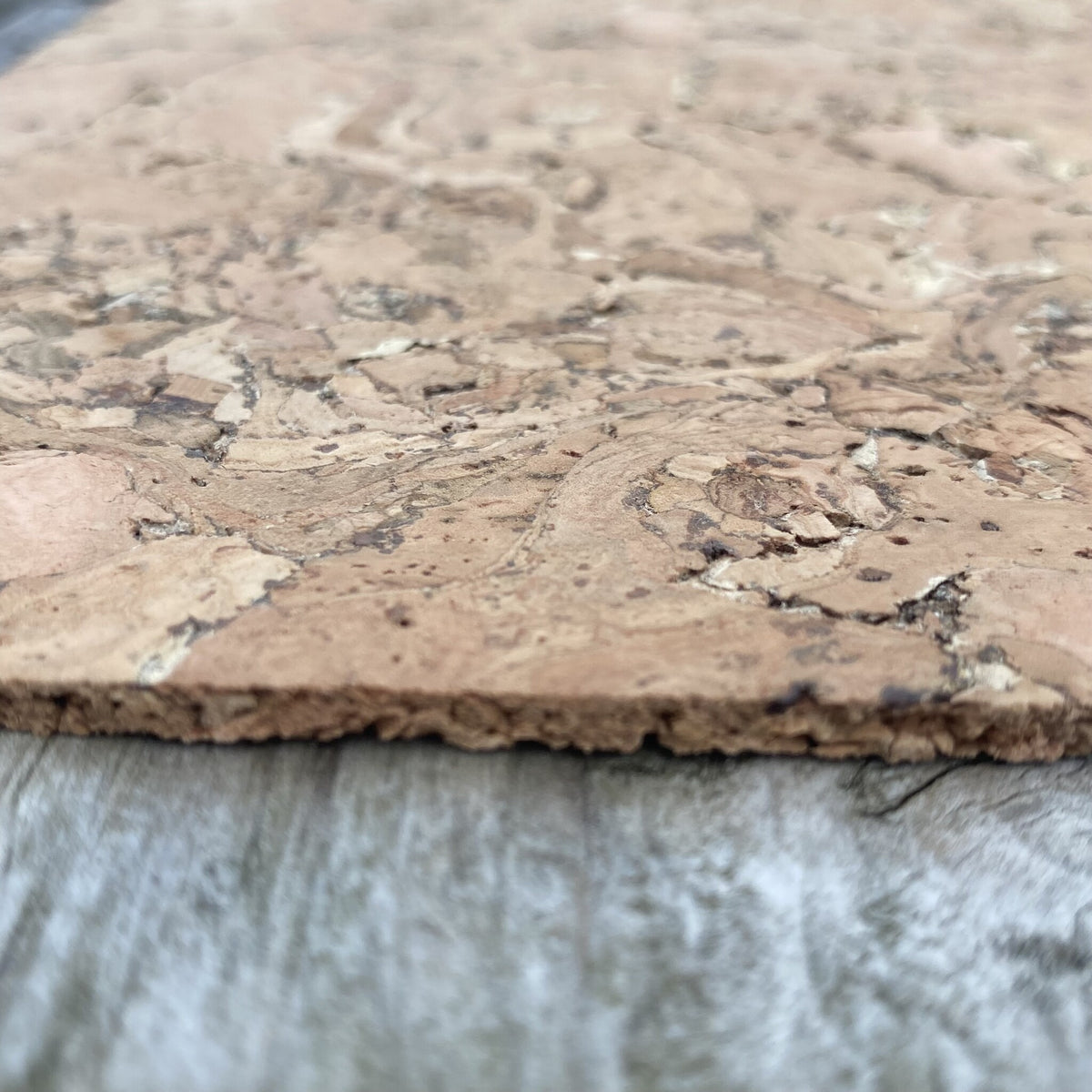 ClimaCork Wandkurk 'Country Naturel ' GEWAXT - 60 x 30 cm - 3mm dik - per  m²