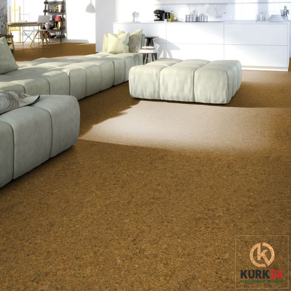 Gelakte plak kurkvloer - Champagner - 60 x 30 cm - per m²