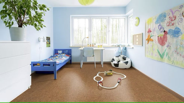 Gelakte plak kurkvloer - Classic - 60 x 30 cm. - Per m²