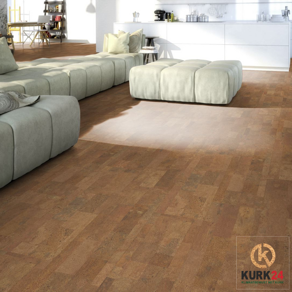 Gelakte plak kurkvloer - Element Rustic - 60 x 30 cm. - Per m²