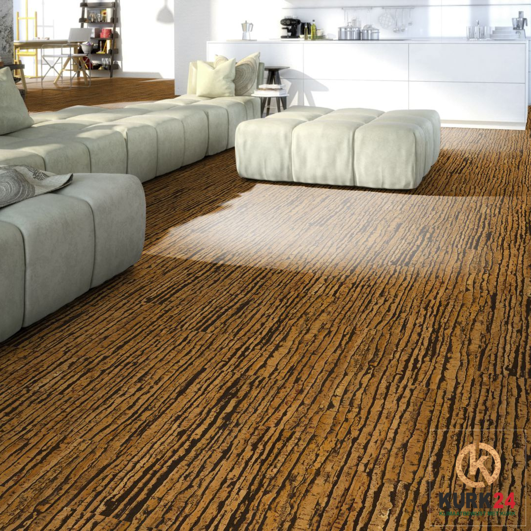 Granorte Gelakte plak kurkvloer - Expression - 60 x 30 cm - 4mm - per m²