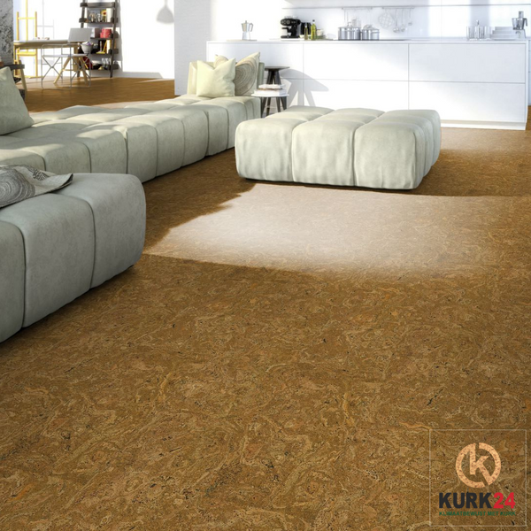 Lakeret plade korkgulv - River - 60 x 30 cm. - pr m2