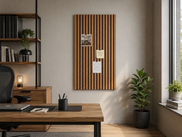 AcoustiPin Kurk Prikbord – Akoestisch Design Prikbord – 118 x 59 cm