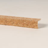 Kurk24 Alu. Hoekprofiel Kurk - 10 x 10mm - 3m lang