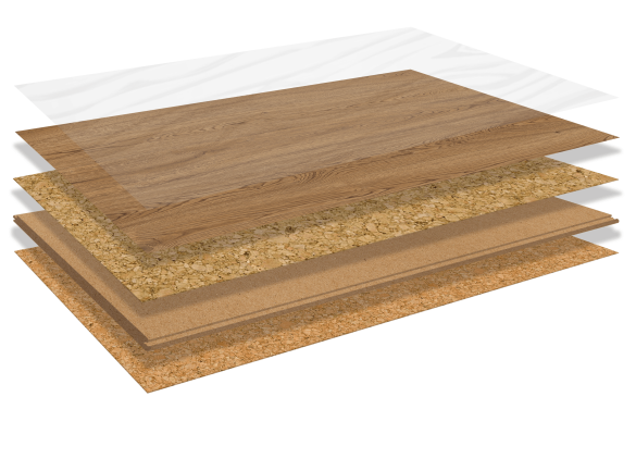 Kurk24 Amorim klikvloer Hout Natural - Argent Oak - PARTIJ 7m2