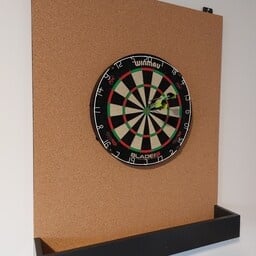 Kurk24 Dartbord achterwand - Vierkant