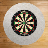 kurk24 Design Dartbord achterwand - Country Ivory - ROND - 80cm