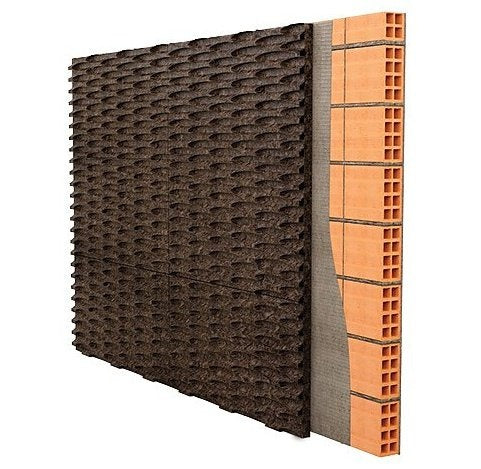 Kork facadebeklædning - Wave S1 - 100 x 50 - 40mm