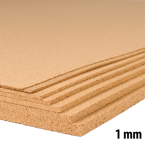 Industri Korkplade – 60 x 90cm - 1 mm Tyk