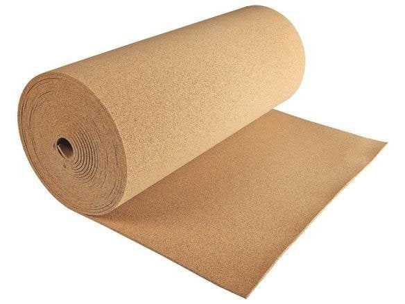 Isolatiekurk op rol - 6mm dik - 127cm breed - 10m lang