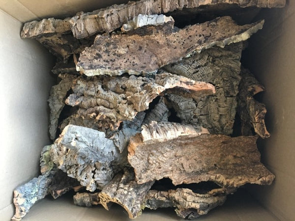 Korkrinde - Korkstück  - flach - Vorteilspackung 10 KG