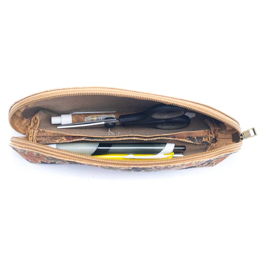 Kurk24 Kurk Etui - Gekleurd geruit rond