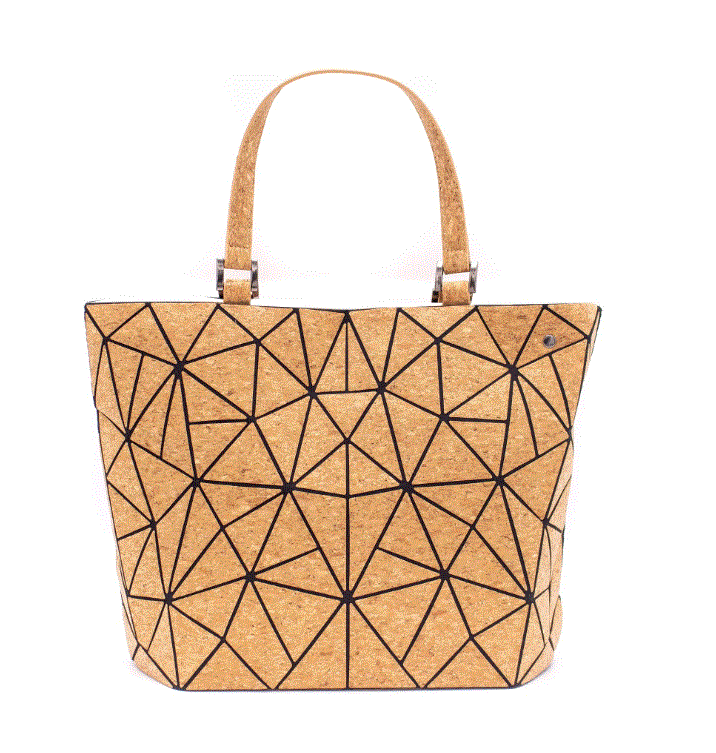 Kurk24 Kurk handtas - Geometrisch - 2 hengsels