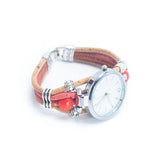 kurk24 Kurk horloge - Rood
