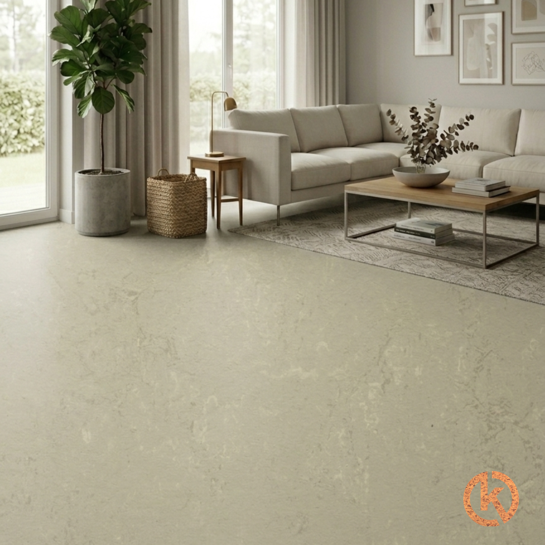 kurk24 Kurk Klikvloer Linoleum - Concrete Shale - per m2