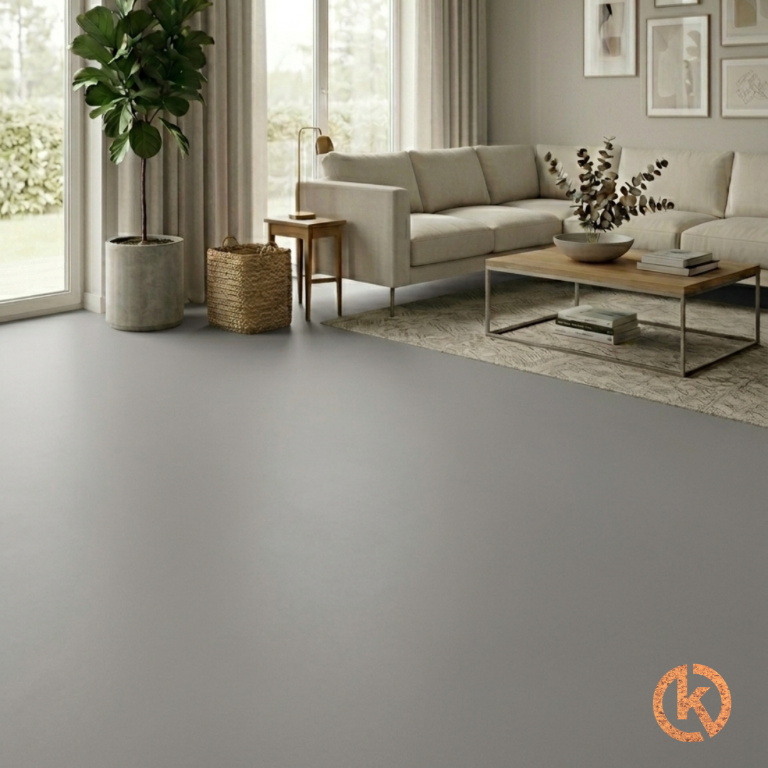 Kurk24 Kurk Klikvloer Linoleum - Core Cement - per m2
