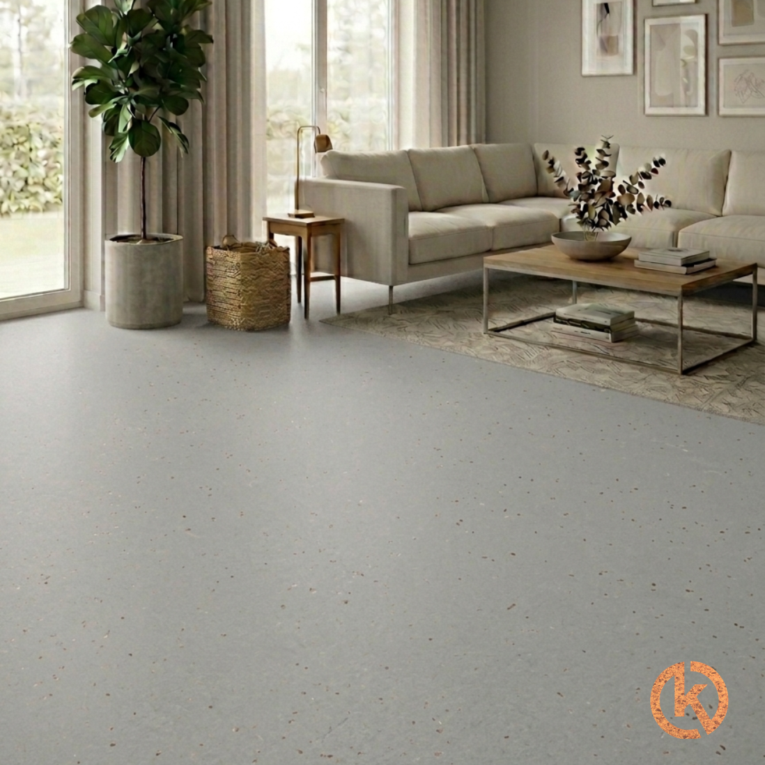 kurk24 Kurk Klikvloer Linoleum - Earl Grey Chocolate - per m2