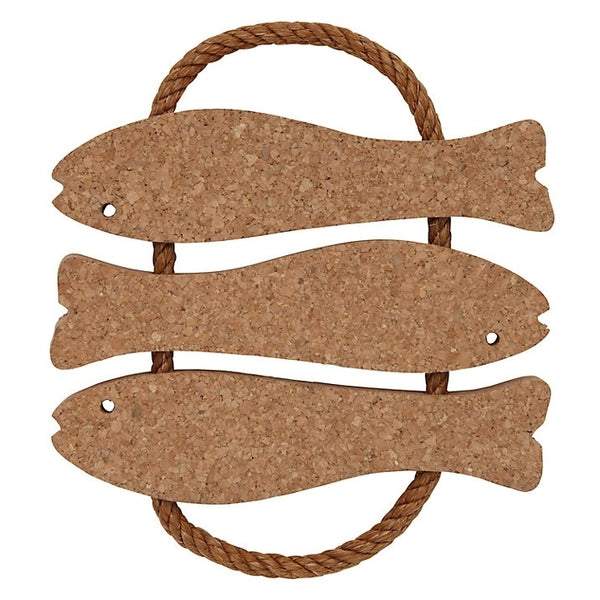 Cork Coaster - 3 fisk