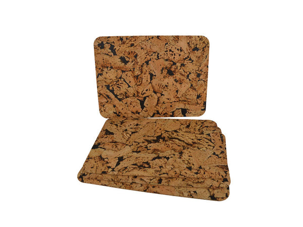 Kurk placemats set 4 stuks - Country Black