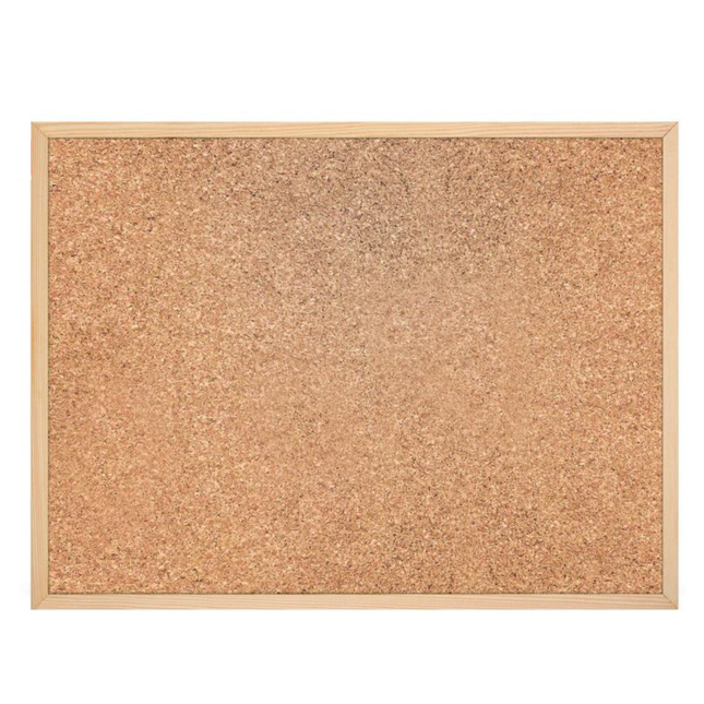 Kurk24 Kurk prikbord - houten lijst - 60 x 90 cm