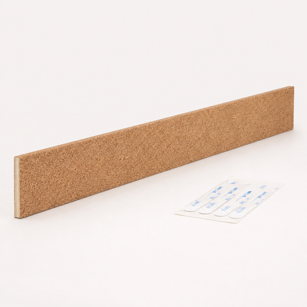 Kork opslagstavle 90 x 10 cm – til billeder, kort og minder