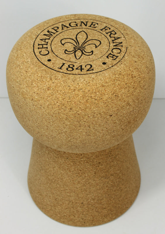 Kurk24 Kurk tafel kruk - Champagne kurk met opdruk