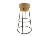 kurk24 Kurk tafel kruk - wijn kurk - metalen frame