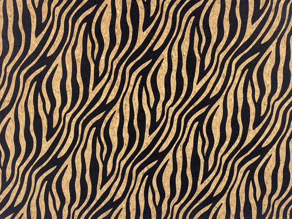 Kork tekstil - Zebra