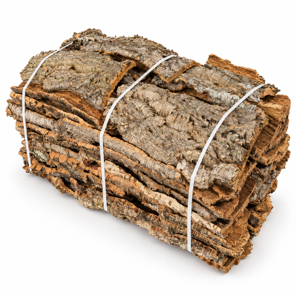 Korkbark – flad – BUNKE 60 kg