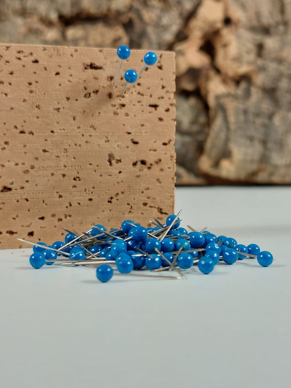 Landkaartspelden - 100 stuks - Blauw