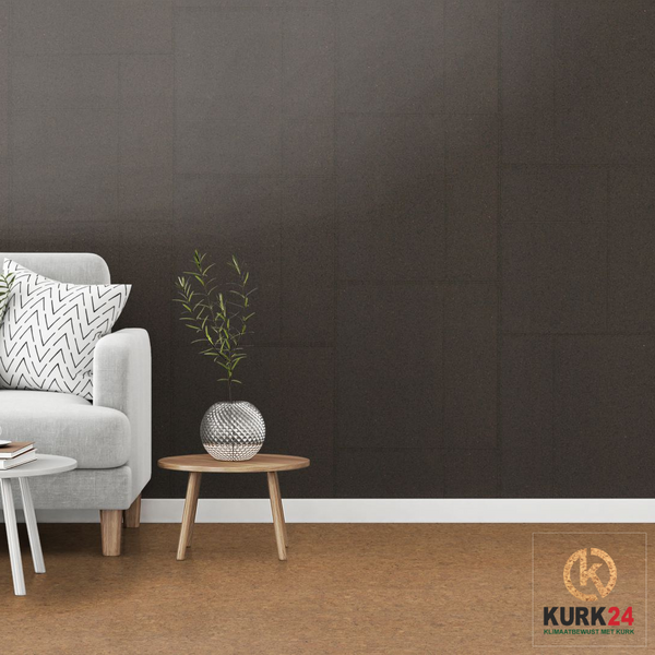 Modular 3D wandkurk Dark  -7mm. dik - Doos 7,07 m²
