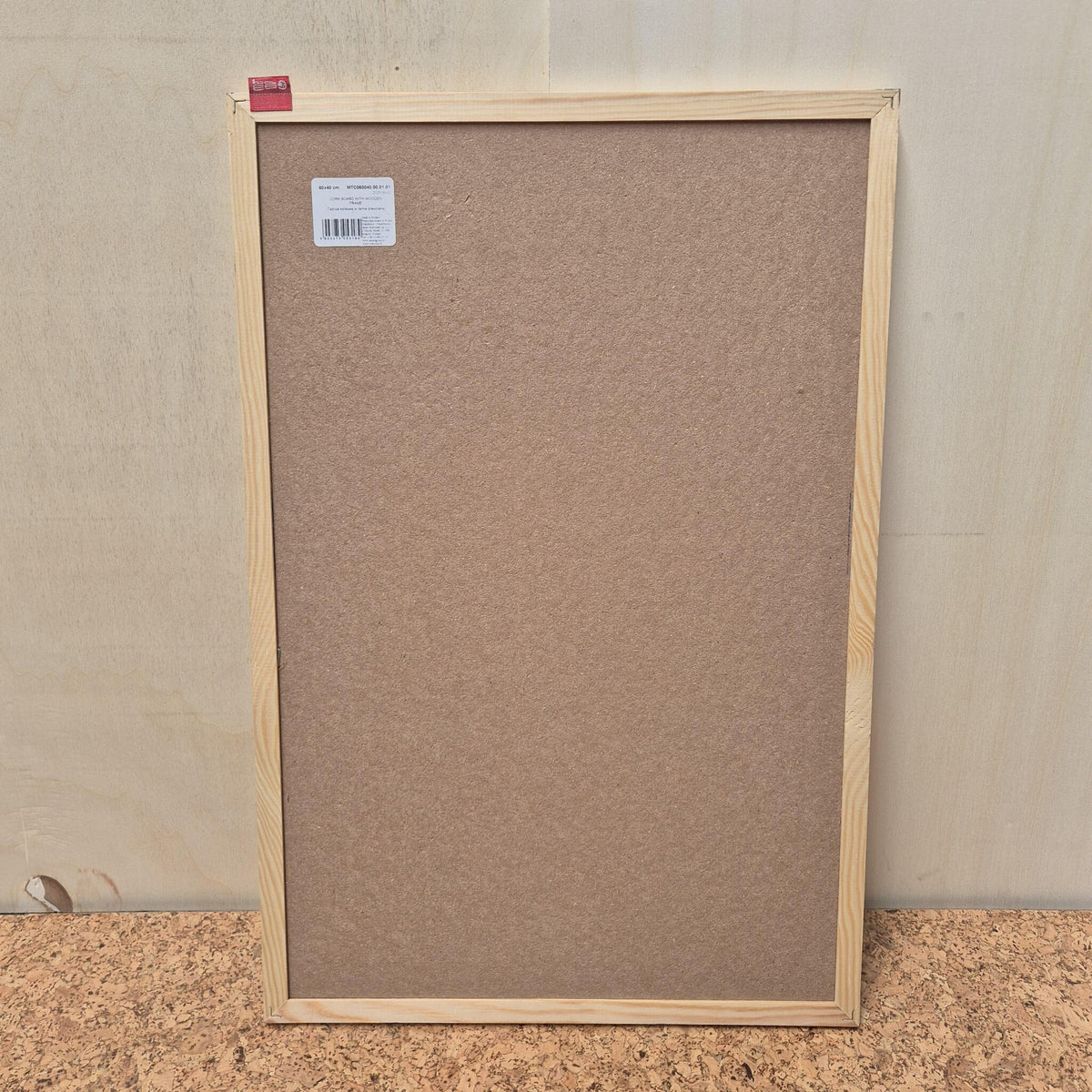 Kurk24 OUTLET - Prikbord houten lijst - 60 x 40 cm