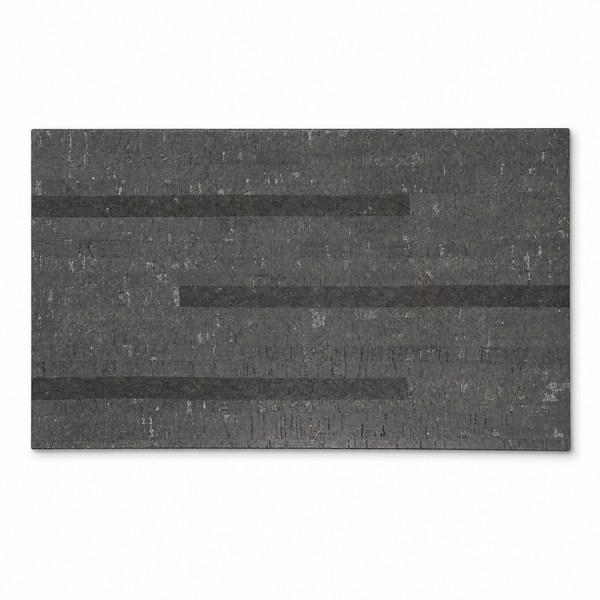 Korkgulv til limning - Linn Grafite - 60 x 30 cm - 4 mm tykt - pr. m2