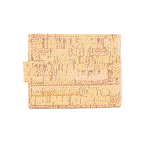 Kurk24 Portemonnaie aus Kork - Natur mit Knopf