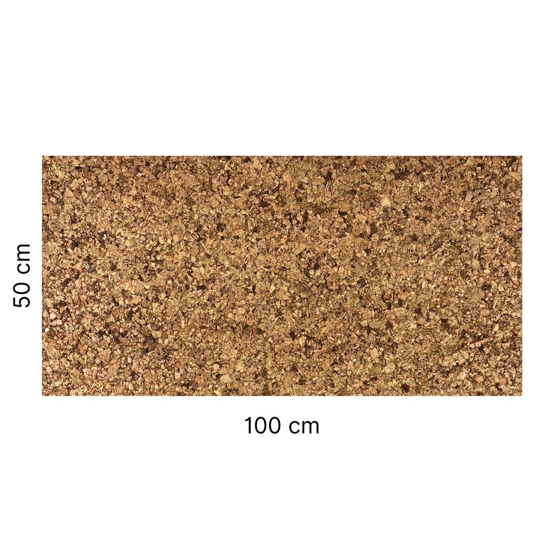 Kurk24 Prikwand kurkplaat PORTO - 100 x 50 cm - 10 mm dik
