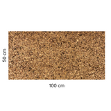 Kurk24 Prikwand kurkplaat PORTO - 100 x 50 cm - 10 mm dik