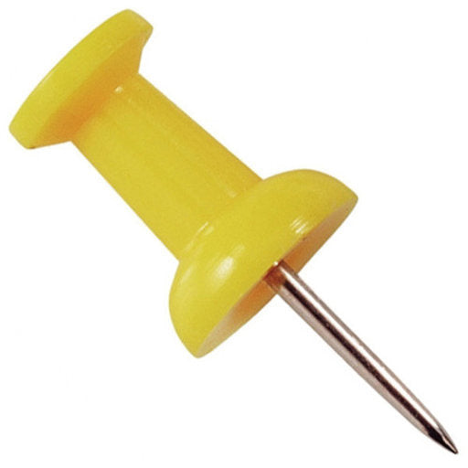 Push pins - Geel - 40 stuks