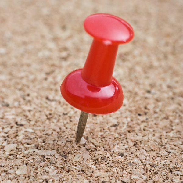 Push pins - Rood  - 100 stuks