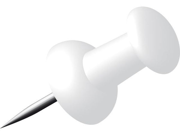 Push pins - Wit - 40 stuks