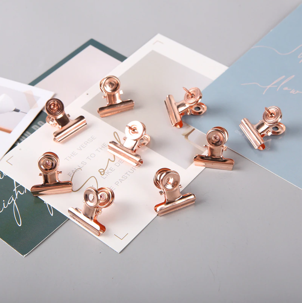 Trykstifter Clips - 20 stuks - Rosé