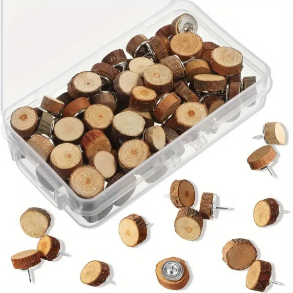 Pushpins - Boomstammetjes - 40 stuks