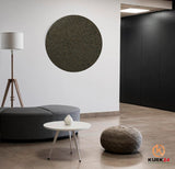 Kurk24 Rond Kurk Prikbord Black Smoke  - Diverse Maten