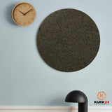 Kurk24 Rond Kurk Prikbord Black Smoke  - Diverse Maten