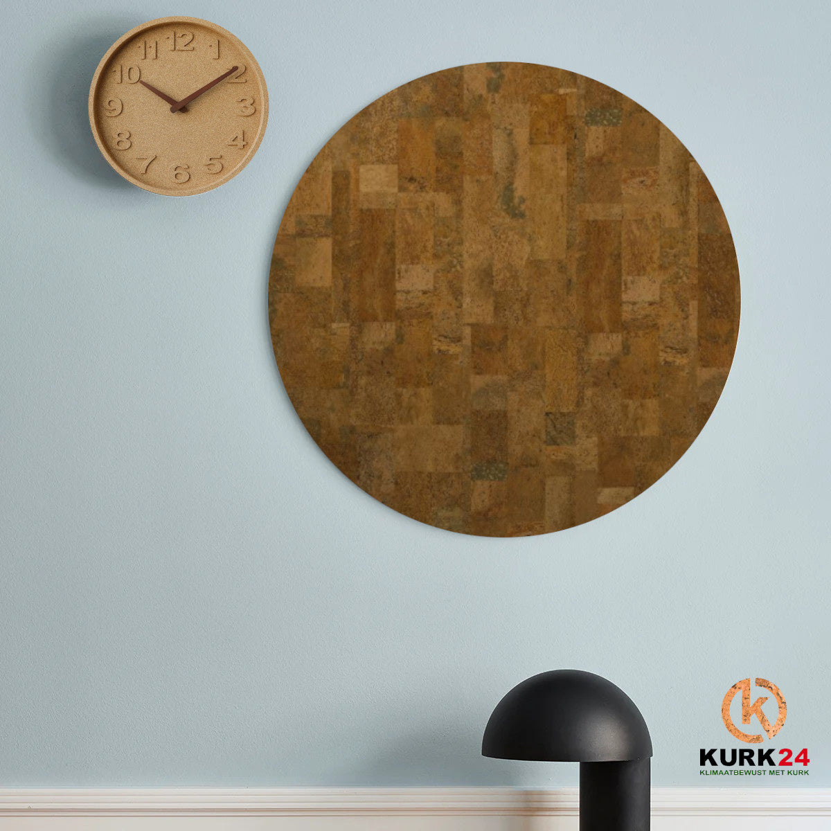 Kurk24 Rond Kurk Prikbord Element Rustic  - Diverse Maten