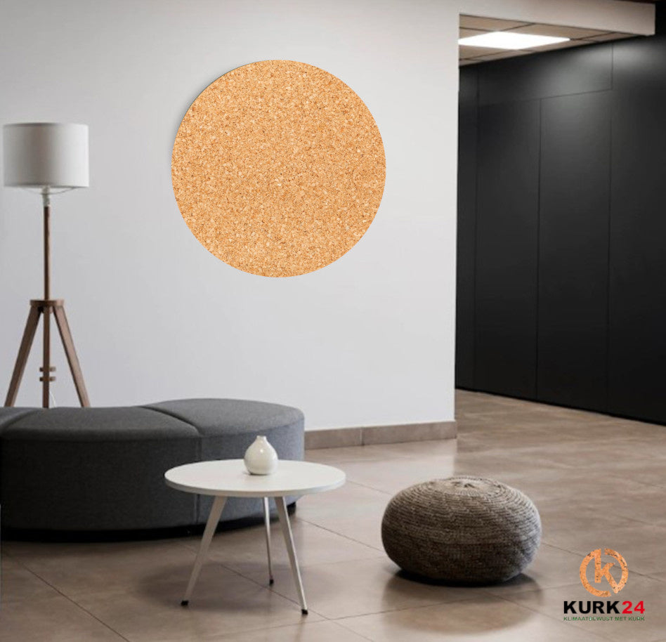 Kurk24 Rond Kurk Prikbord – Naturel – Diverse Maten