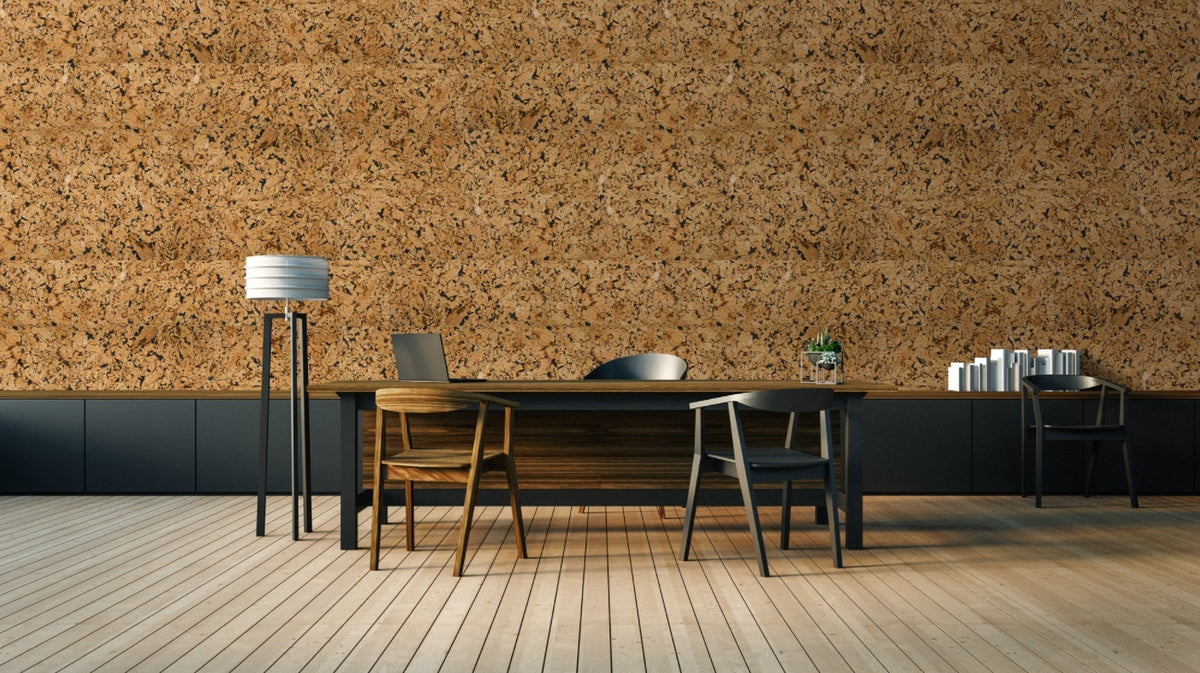Kurk24 Wandkurk 'Country Black' GEWAXT - 60 x 30 cm - 3mm dik - per m²